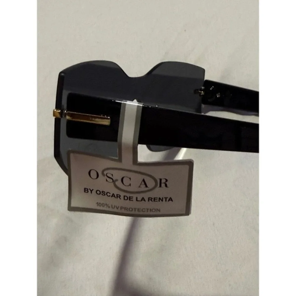 Oscar by Oscar de la Renta Oversized Shield Sunglasses UV Protection